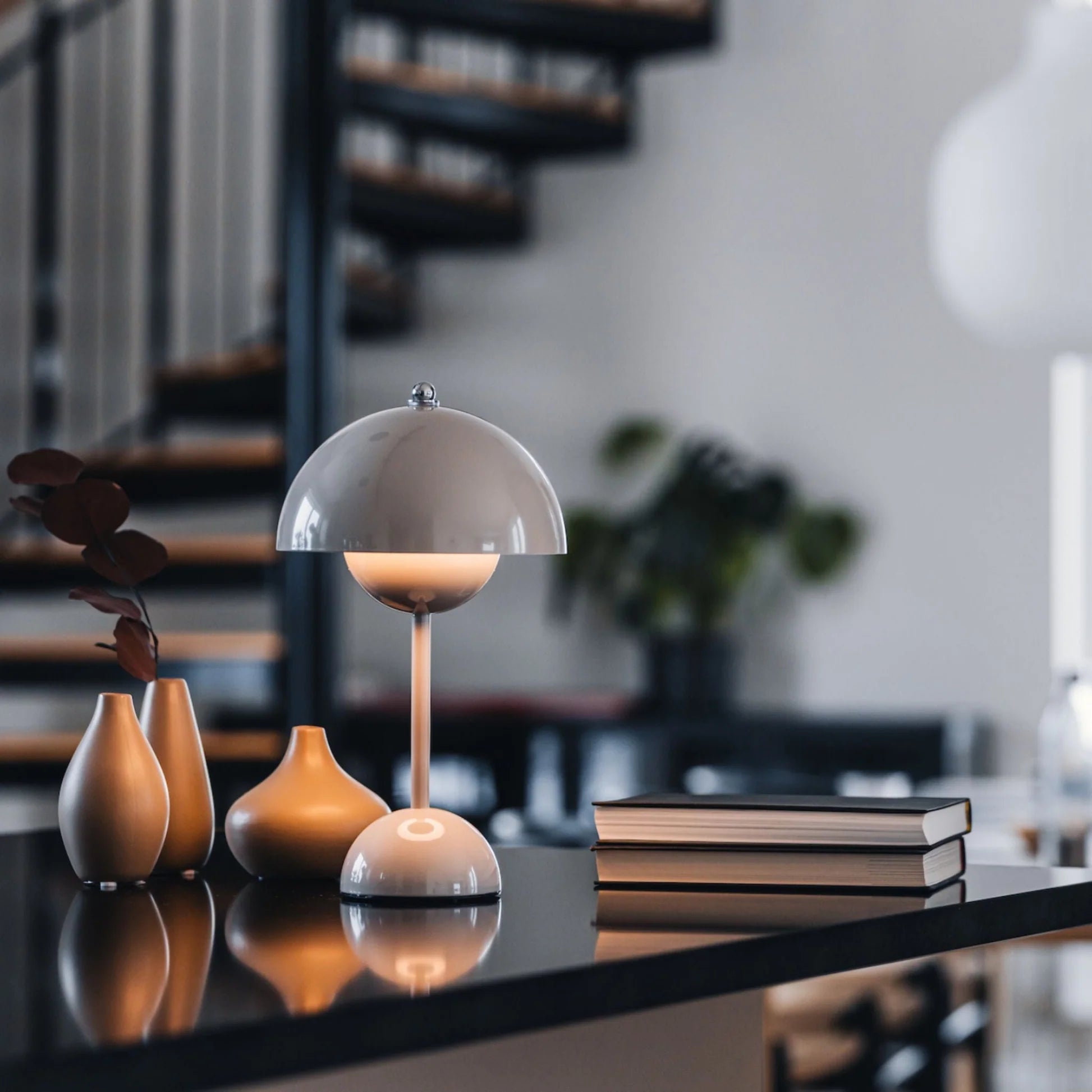 Bärbar Flowerbud Skrivbordslampa